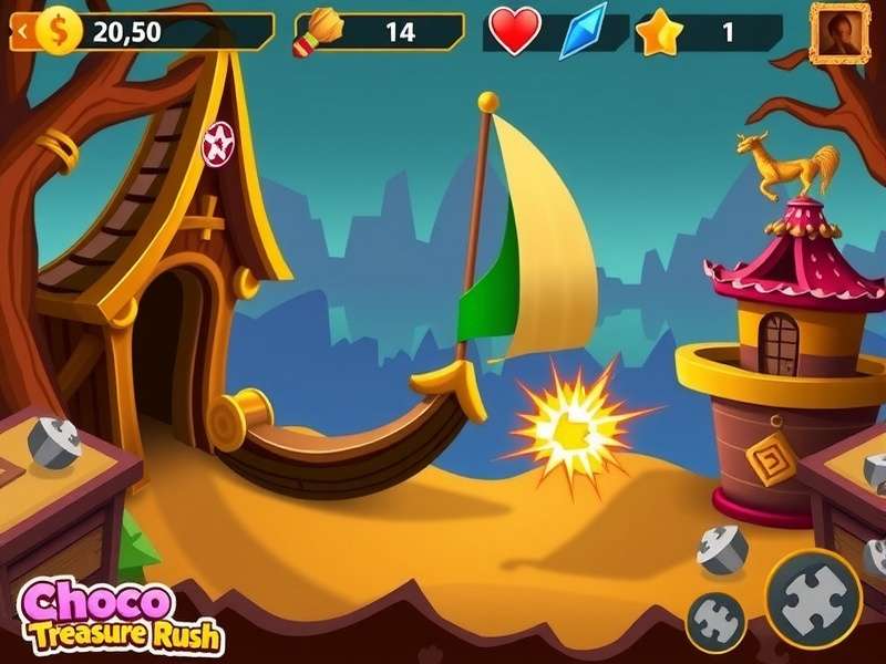 Choco Treasure Rush power-ups and boosters